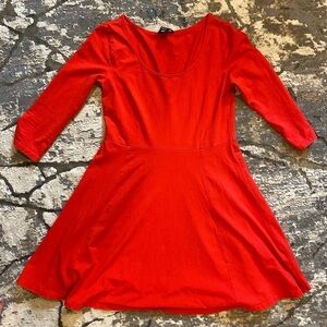 Red H&M dress‎ sz Medium.